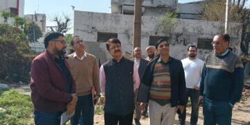 Commissioner STD reviews construction of Office-cum-Residential Complex at Jammu