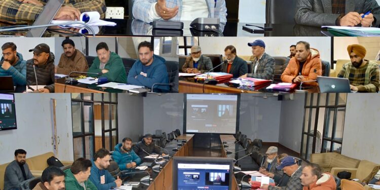 DDC Poonch reviews progress under Capex Budget, CSS