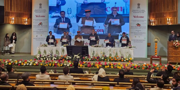 CM Omar Abdullah calls for strengthening Tele-law service to ensure timely justice, reduce court pendency Addresses Regional Workshop on Tele-Law held at SKICC