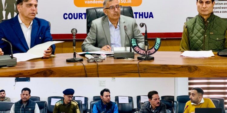 DC Kathua reviews eDAR/iRAD implementation, call for immediate corrective measures