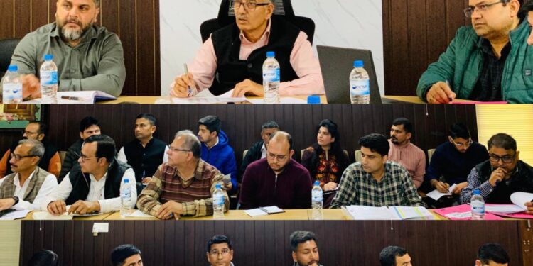 DC Kathua reviews progress of RDD schemes; stresses timely completion with data accuracy