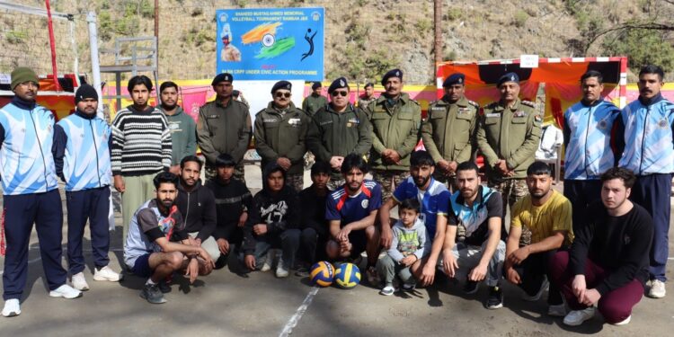 Shaheed Mushtaq Ahmed Memorial Volleyball Tournament 2026 begins at Chanderkote
