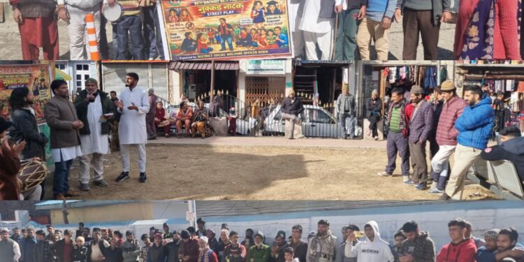 Street plays organised across Doda to promote girl child education under BBBP Mission Shakti
