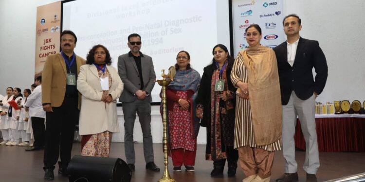 One-Day Workshop on PC & PNDT Act organized by Directorate of Health Services, Jammu