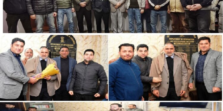 Warm Send-Off accorded to Section Officer Abdul Rashid Wani at Joint Directorate of Information Kashmir