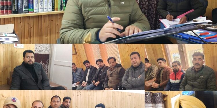 Sub-Division Level NCORD Committee meeting held at Bhaderwah to curb drug abuse