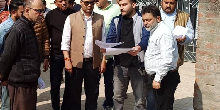 Commissioner JMC inspects civic amenities in 63 & 65 Wards