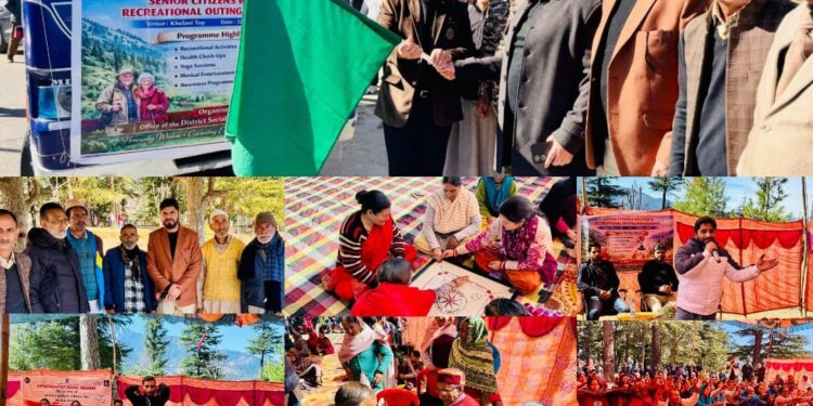 Social Welfare Department organises recreational-cum-outing programme for senior citizens at Khellani Top