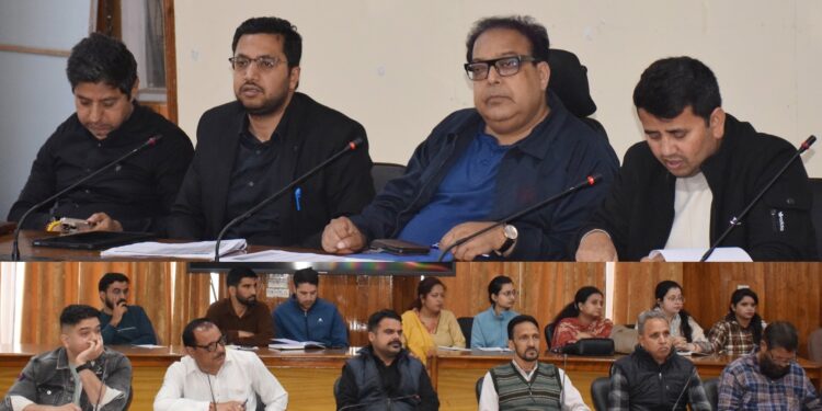 ADDC reviews progress of ongoing works under RDD Sector in Udhampur