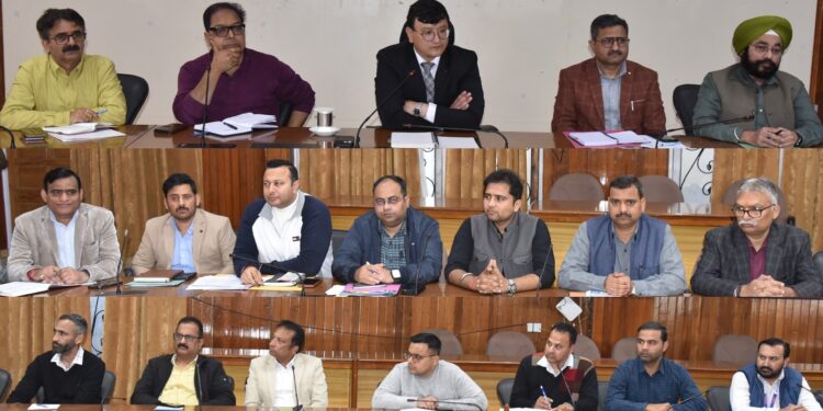 DC Udhampur convenes introductory meeting with officers, stresses people-friendly governance