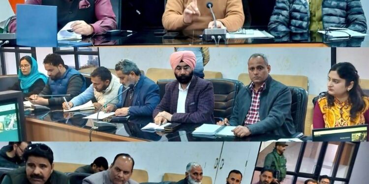DC Poonch reviews anti-drug measures at district-level NCORD meeting