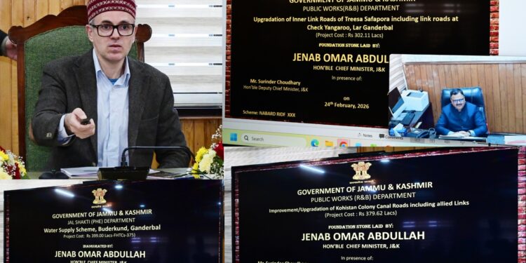 CM Omar Abdullah rolls out ₹84.41 crore multi-sector development works to transform Ganderbal