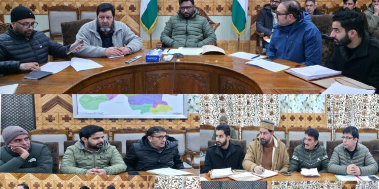 DC Kupwara reviews Public Grievances Redressal