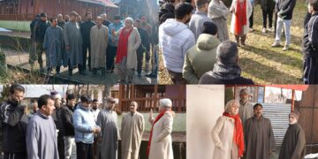 DC Bandipora visits Shardha Mata Mandir Kaloosa, Shiv Mandir Ajar; Assess on-ground requirements