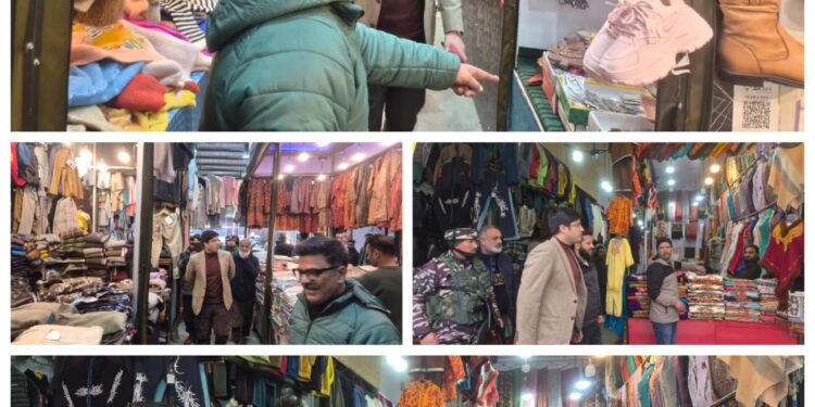 Commissioner SMC visits Vending Zone at Lal Chowk