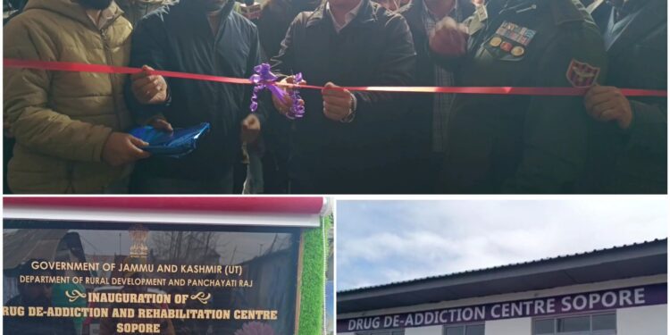 DC Baramulla inaugurates Drug De-Addiction Centre at Sopore