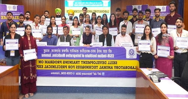 CSIR-IIIM concludes 3 day skill development training on Laboratory Animal Techniques