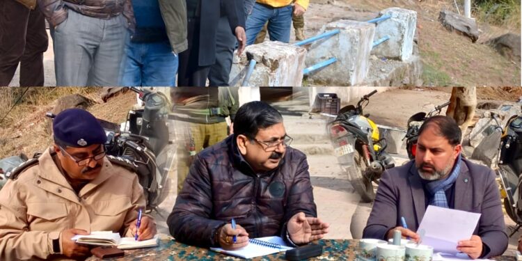 DC Poonch reviews arrangements for Maha Shivratri Festival at Shiv Khori Temple