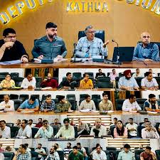 DC Kathua reviews progress of Education Sector works