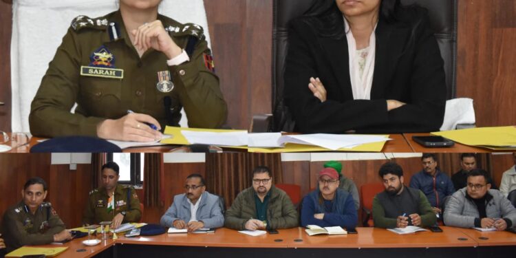 DIG, DC review arrangements for Mahashivratri Mela 2026 at Shri Shiv Khori Shrine
