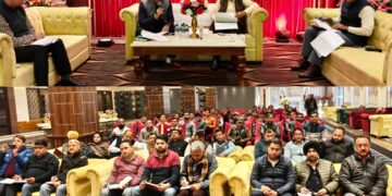 DC Kathua chairs meeting with Revenue Officers of Hiranagar Sub Division