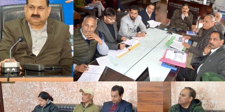 DC Poonch reviews implementation of HADP, JKCIP Projects