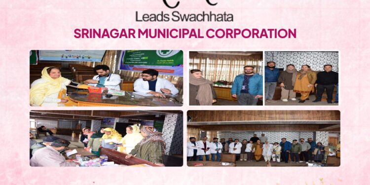 SMC organizes Health Camp under Theme “Naari Leads Swachhata”