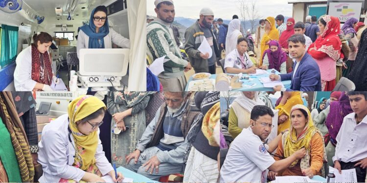 Mega Multi-Specialty Health Camp organised at Breswana- Doda