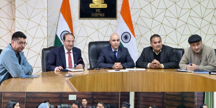DC Kishtwar reviews preparations for Jal Mahotsav Pakhwada; District-wide activities to be held from March 8 to 22