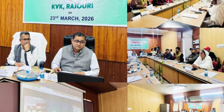 VC SKUAST-J chairs 14th SAC meeting of KVK Rajouri