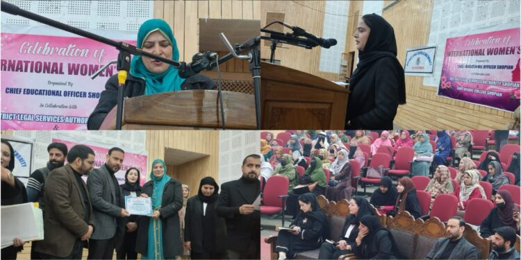 International Woman’s Day celebrated at GDC Shopian