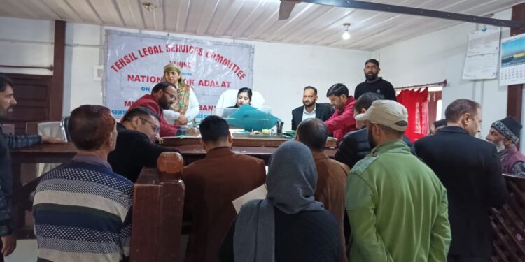 National Lok Adalat held at Ramban