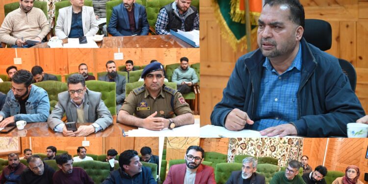 ADDC Shopian chairs monthly District NCORD meeting
