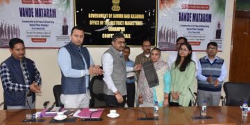Udhampur administration convenes ‘Vande Mataram @150’ special phase campaign