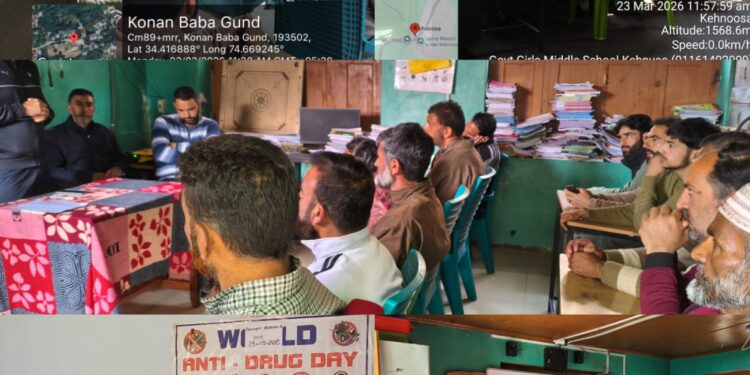 District Admin Bandipora Conducts IEC Awareness Programmes under Nasha Mukht Jammu Kashmir Abhiyan