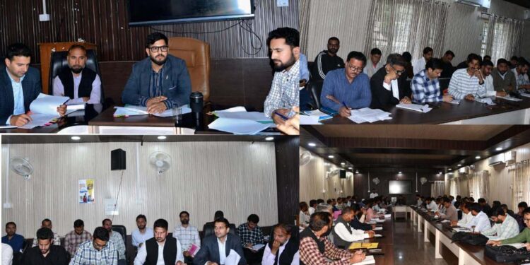 DC Rajouri reviews digitization of backlog mutations, grievances redressal; sets timeline for disposal