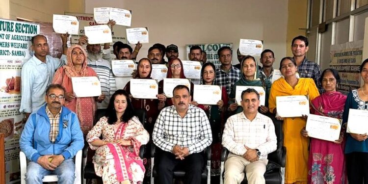7 days training program on scientific beekeeping training concludes at Samba