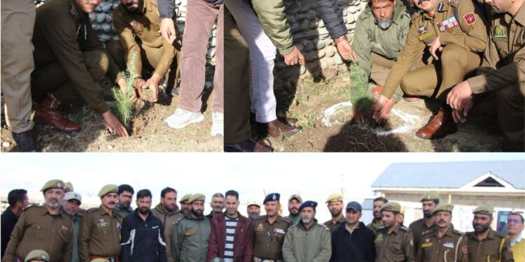 Forest Department conducts Plantation Drive at DPL Shopian