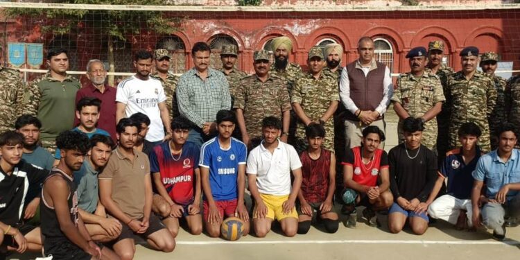 137 Battalion CRPF hosts Volleyball tournament at Udhampur