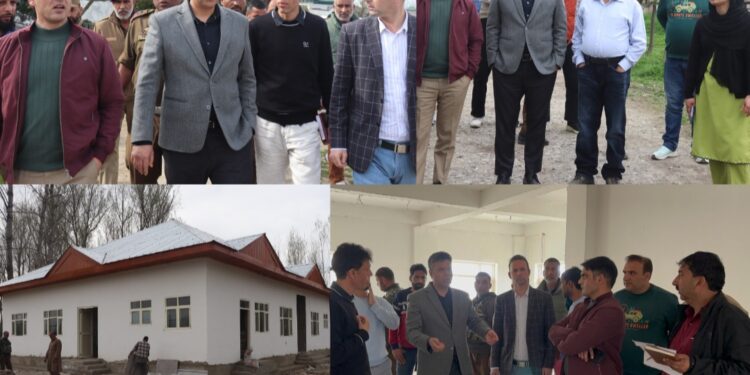 DC Anantnag visits Slaughter House, ABC Centre Site Uranhall