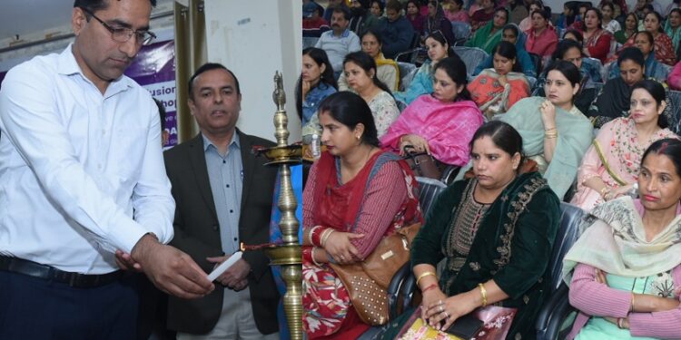 Gender Targeting & Inclusion Sensitization Workshop under JKCIP held at Jammu