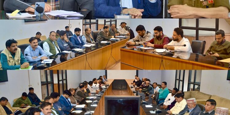 DC Poonch reviews arrangements for upcoming festivals