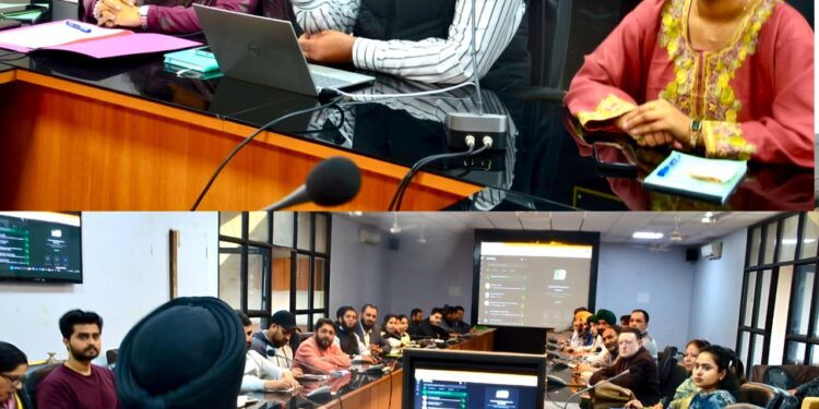 Training Programme on Gyan Bharatam Mission held at DC Office Poonch