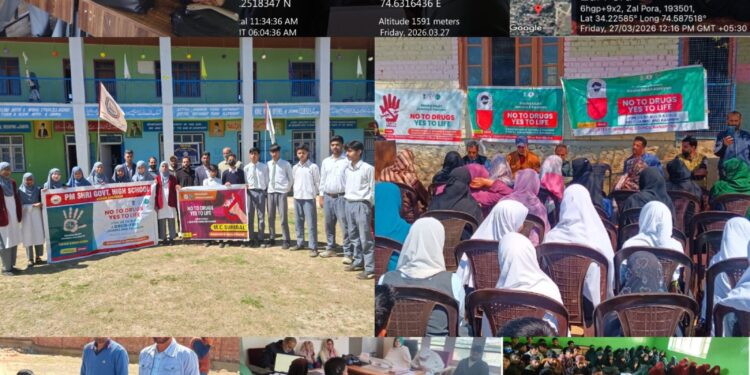 District Admin Bandipora conducts IEC Awareness Programmes under Nasha Mukht Jammu Kashmir Abhiyan