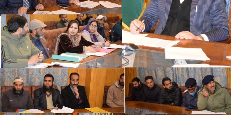 DC Pulwama chairs District Road Safety Committee Meeting