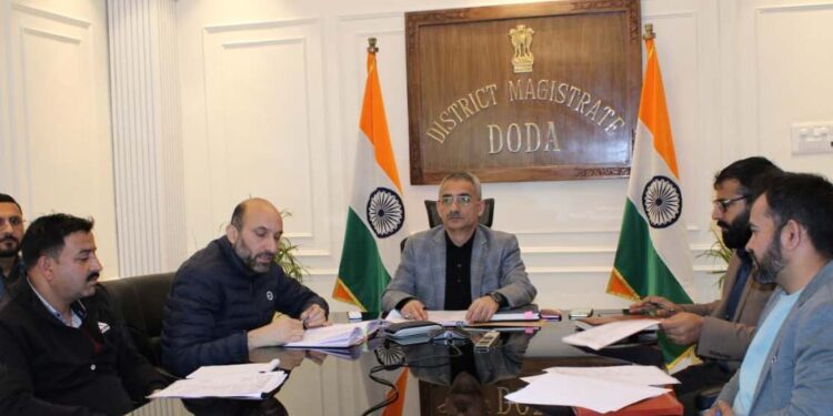DEO Doda reviews preparedness for Revision of Panchayat Electoral Roll -2026