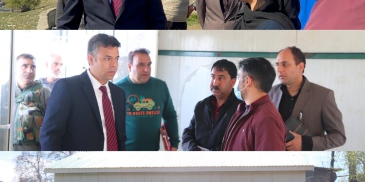 DDC Anantnag inspects Key Infrastructure Projects