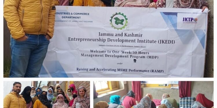 JKEDI Shopian concludes MDP–IX under RAMP Scheme at Zainapora