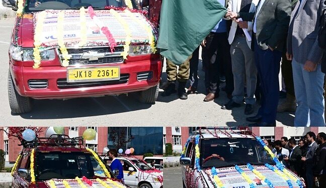 Revision of Panchayat Electoral Roll 2026: DEO Kulgam flags off IEC Van for Public Awareness