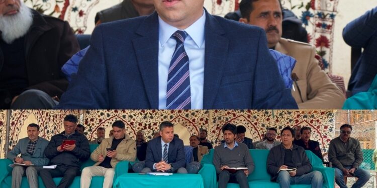 DDC Anantnag convenes Public Durbar at Shangus
